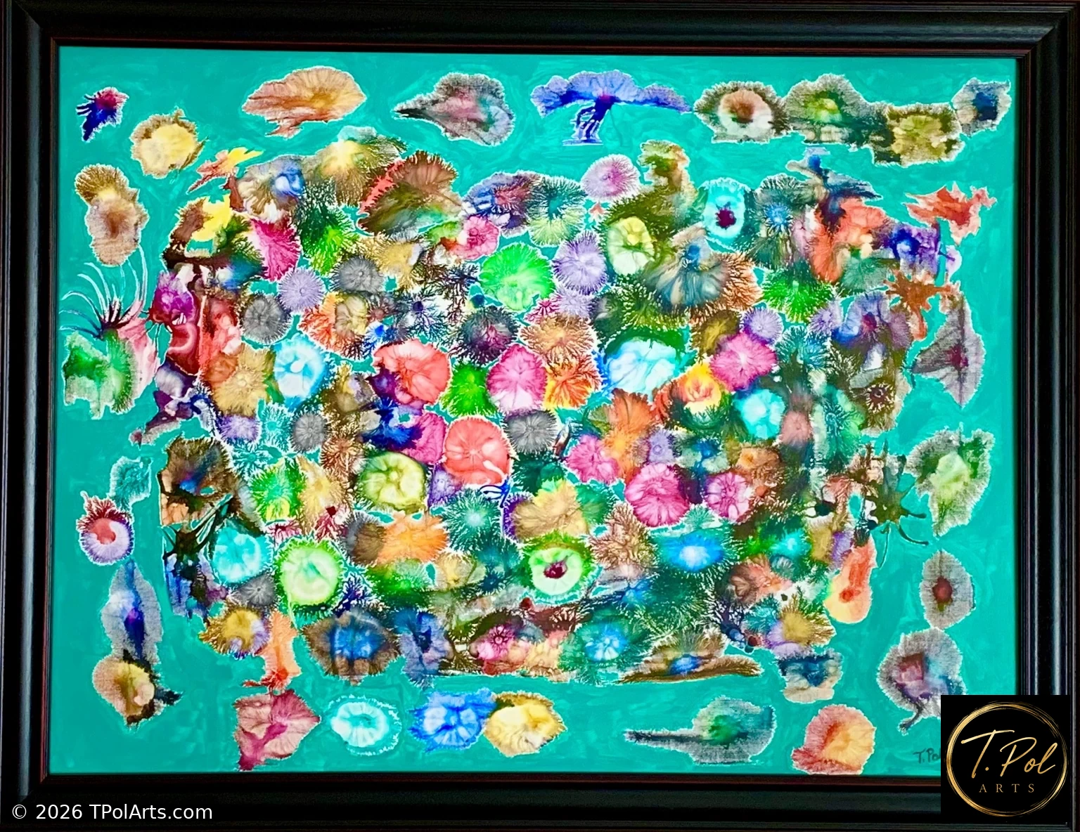 Colorful abstract painting